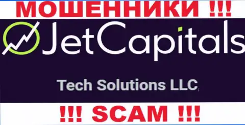 Контора Jet Capitals находится под управлением компании Tech Solutions LLC
