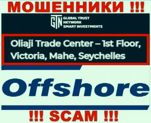 Оффшорное расположение ГТН Старт по адресу - Oliaji Trade Center - 1st Floor, Victoria, Mahe, Seychelles позволило им беспрепятственно сливать
