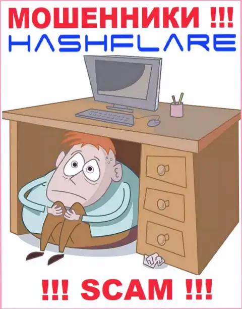 Никаких данных об своем непосредственном руководстве, шулера HashFlare не сообщают