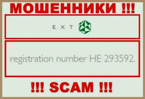 Регистрационный номер Эксанте - HE 293592 от прикарманивания денежных средств не сбережет