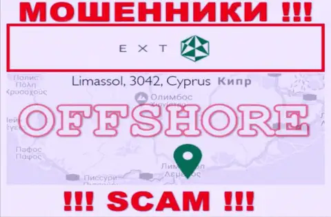 Оффшорные интернет-мошенники EXT скрываются здесь - Cyprus