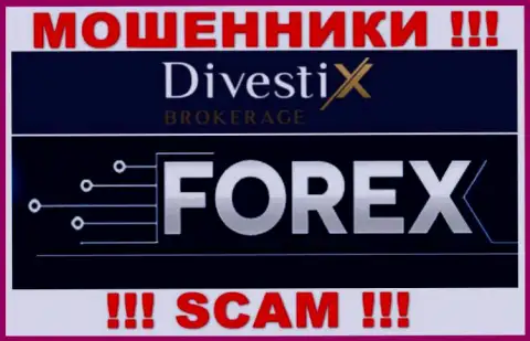 Форекс - это то на чем, будто бы, профилируются internet мошенники DivestixBrokerage Com