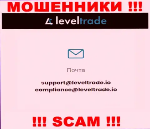 Контактировать с организацией Level Trade не советуем - не пишите к ним на е-мейл !!!
