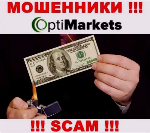 Обещания иметь прибыль, работая совместно с OptiMarket - это ОБМАН !!! БУДЬТЕ ВЕСЬМА ВНИМАТЕЛЬНЫ ОНИ ВОРЮГИ