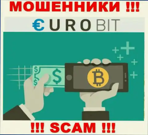 Euro Bit заняты разводняком доверчивых клиентов, а Криптообменник лишь ширма