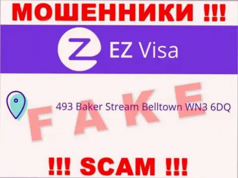 EZ Visa - это АФЕРИСТЫ !!! Предоставляют фейковую инфу относительно их юрисдикции