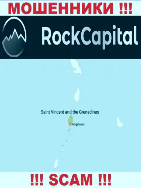 С RockCapital io связываться ВЕСЬМА РИСКОВАННО - прячутся в офшорной зоне на территории - Сент-Винсент и Гренадины