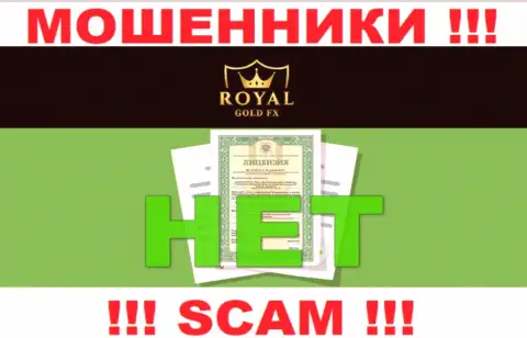 У компании RoyalGoldFX не представлены данные об их лицензии на осуществление деятельности - это коварные разводилы !!!