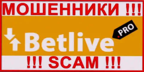 Логотип МОШЕННИКОВ BetLive