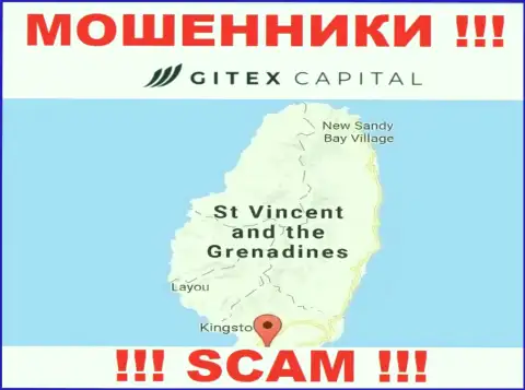 На своем сайте GitexCapital Pro написали, что зарегистрированы они на территории - St. Vincent and the Grenadines