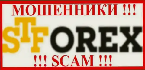 Логотип ОБМАНЩИКА STForex Com