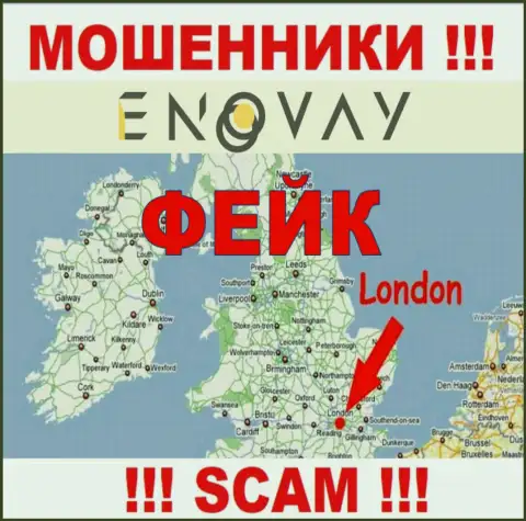 EnoVay Info намерены не разглашать о своем реальном адресе регистрации