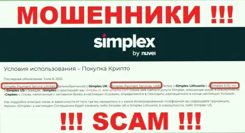 Simplex Payment Service Limited - это владельцы организации Симплекс Ком