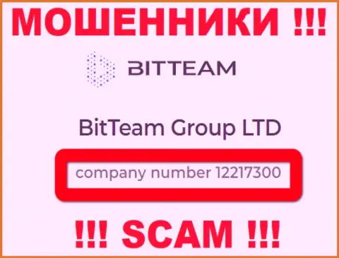 Будьте бдительны, наличие регистрационного номера у организации Bit Team (12217300) может быть ловушкой