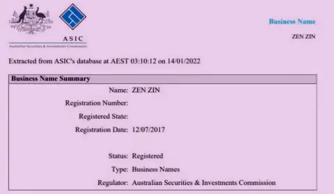 Регистрация биржевой компании Zineera Com